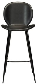 Dan-Form Cloud Hoge Design Barkruk Zwart Kunstleer