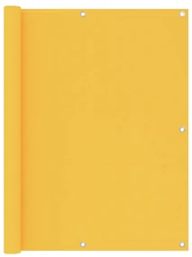 vidaXL Balkonscherm 120x600 cm oxford stof geel
