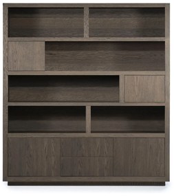 Eleonora Helsinki Vakkenkast Bruin Eiken 200 Cm - 200x42x220cm.