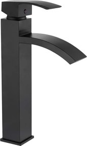 Mexen Libra hoge wastafelkraan, zwart - 745110-70