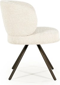 Eleonora Jayson Eetstoel Brons Frame Beige