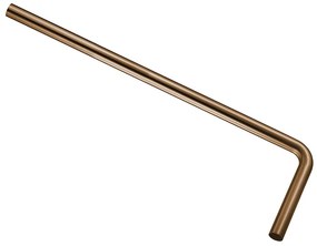 Mueller vloerbuis 75x22x3.2cm geborsteld brons