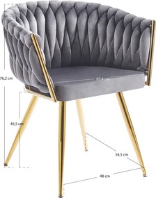 Widny Stoel Van Gouden Fluweel