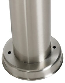Moderne buitenlamp paal staal 45 cm IP44 - Rox Modern E27 IP44 Buitenverlichting cilinder / rond rond