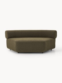 Ronde bouclé hoekmodule Anton