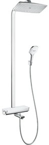 Hansgrohe Raindance Select Air 360 showerpipe met badkraan wit/chroom 27113400