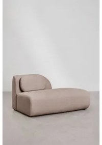 Rechter Divanmodule Voor Modulaire Bank In Chenille Coquette Chenille Bruin Wheat - Sklum