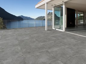 Vloertegel 90x90 Cm Betonlook Bonn Antraciet RBT116
