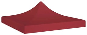 vidaXL Partytentdak 270 g/m² 3x3 m bordeauxrood