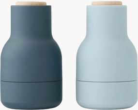 Kleine zout- en pepermolen Bottle Grinder met beukenhouten deksel, 2-delig