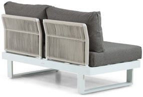 Hoek loungeset 5 personen Aluminium Wit  Lifestyle Garden Furniture Lorenzo