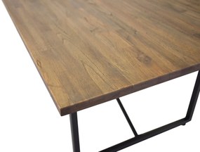 Jörn Industriele Eettafel - X-Bang - Teak Hout - 250x100 cm - Jorn