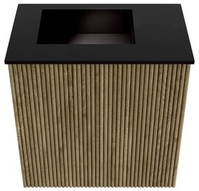 Mondiaz Joya 40cm toiletmeubel dusk met wastafel faye links zonder kraangat urban