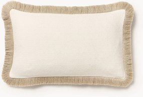 Textuur kussenhoes Viona met franjes