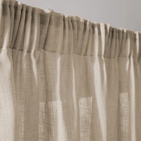 Radiatorgordijn met aangerimpelde bies en golf, NYONG