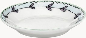 Dessertborden Midnight Flowers van Fine Bone China, 2-delig