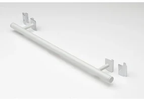 Nemo Spring verstelbare Handdoekdrager - L 700mm - verticale paneelradiator - Nemo Spring geprofileerd voorpaneel vlakke voorplaat - wit RAL 9016 HDA700VMW
