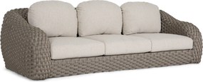 Stoel en Bank Loungeset 5 personen Rope Taupe  Santika Furniture Santika