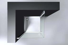 Best Design Arek vierkante douchecabine met 2 deuren 100x100cm anti-kalk