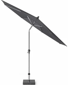 Riva parasol 300 cm rond zwart met kniksysteem