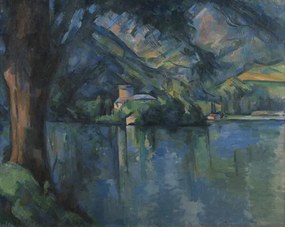 Kunstreproductie Lac d'Annecy, Cezanne, Paul