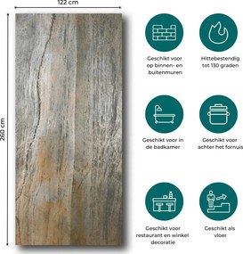 Natuursteen Wandpaneel Burning Forest 260x122x0,2cm | Paneli Natuursteen Wandpanelen