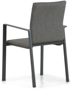 Tuinset 4 personen 180 cm Aluminium/textileen Grijs Lifestyle Garden Furniture Rome/Cesar