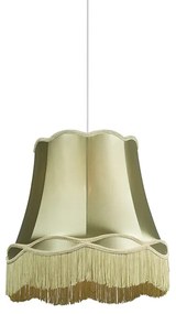 Stoffen Eettafel / Eetkamer Retro hanglamp groen 45 cm - Granny Retro E27 rond Binnenverlichting Lamp