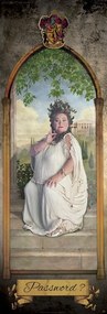 Poster Harry Potter - De Dikke Dame, (53 x 158 cm)