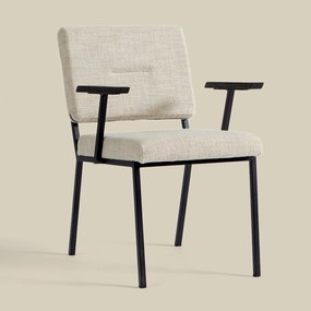 PEPP Interiors Soho Zand Eetkamerstoel Met Armleuningen