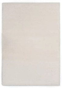 vidaXL Vloerkleed 120x160 cm kunstkonijnenbont crème