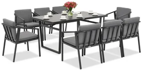 Cento eetset voor 8 personen Garden Point antraciet