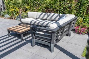 Hoek loungeset  Aluminium Grijs 5 personen 4 Seasons Outdoor Meteoro/Lifestyle