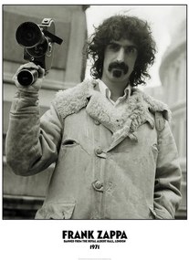 Poster Frank Zappa - Banned Albert Hall 1971, (59.4 x 84.1 cm)