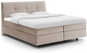 Goossens Basic Boxspring Compleet Gusta, Vlak 160 x 200 cm (=2x 80 x 200 cm) met hoofdbord