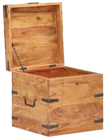 vidaXL Kist 40x40x40 cm massief acaciahout