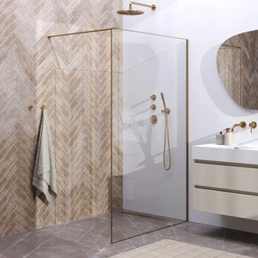 Brauer Season inloopdouche 120x200cm messing