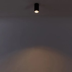 Smart moderne spot zwart incl. WiFi GU10 - Tuba