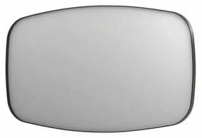 INK SP29 spiegel - 140x4x80cm contour in stalen kader - geborsteld metal black 8409675