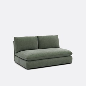 2-zits bankelement voor modulaire sofa, in gestructureerde stof, Malo