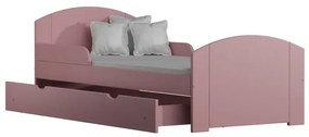 Kinderen Roze Kinderbed - Rio 5059914089606 Children's Beds Home, 180x80, Geen, 12 cm schuimmatras met hoge veerkracht Children's Beds Home Dennenhout