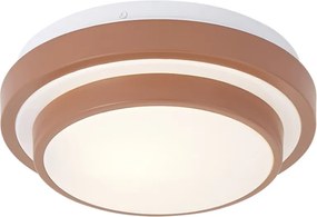 Moderne plafondlamp sienna met wit 25cm IP44 - Walden