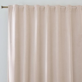 Verduisteringsgordijn, van fluweel, met verborgen bevestigingslussen, Velvet