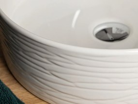 Kerra KR74 waskom rond glans wit 40x40x13cm