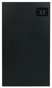 Eurom Alutherm Sani Convectorkachel - 40x70.5cm - 1200watt - wifi - wand - Verticaal - zwart mat 361094
