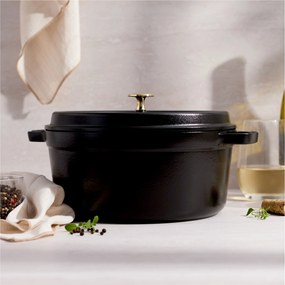 Staub La Cocotte Cocotte 26 cm / 5,25 l, Rond, Zwart - La Cocotte - Staub