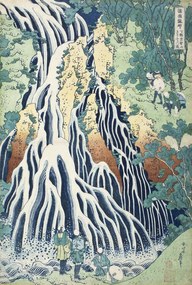 Kunstreproductie Kirifuri waterval, Katsushika Hokusai