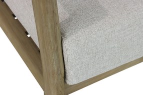 Hoek loungeset 6 personen Teak Old teak greywash  Santika Furniture Santika