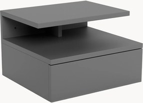 Wandgemonteerd nachtkastje Ashlan met lade