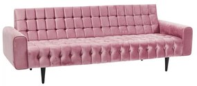 Kare Design Milchbar Retro Bank 3-zits Met Knopen Mauve